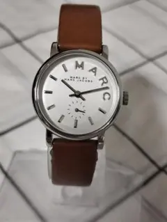 稼働品　MARC BY MARC JACOBS 腕時計 ブラウン レザーのサムネイル