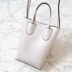 《ロデスコ》2WAYミニショルダーバッグ ホワイト