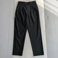 グローバルワーク ウツクシルエットDRYテーパードパンツ S 黒