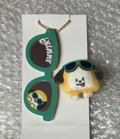 BT21 ぬいぐるみバッジ　スライドミラー　ファミマ限定　CHIMMYのサムネイル