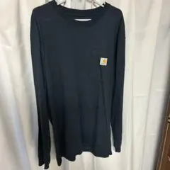 Carhartt ネイビー 長袖シャツ M