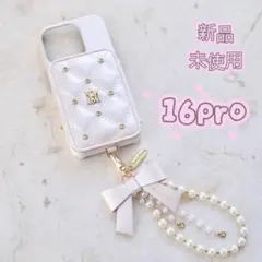 rosemuse iPhoneケース iPhone15pro アイボリー 受注予約】Quilting iPhone case with hand charm – BUNNY APARTMENT