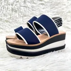 ステラマッカートニー スニーク エリス サンダル 37 ネイビー