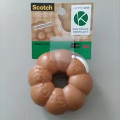 3M　スコッチ　メンディングテープ　リングドーナツ　カプチーノ