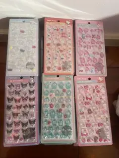 5枚セット A 3D ボンボンドロップシール　でございます。