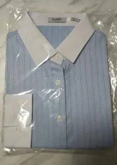 新品 クレリックシャツ 長袖 ストライプのサムネイル