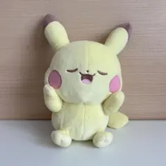 ポケピース　一番くじ　ピカチュウ　ぬいぐるみ　‘’PEACE”な夜のひととき