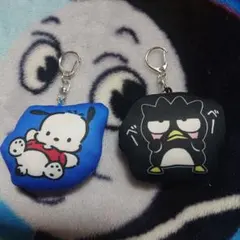 サンリオキャラクターズ　キャラクターズ キーホルダー　バツマル　ポチャッコ