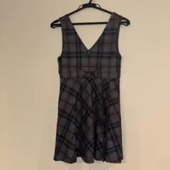 any FAM チェック ワンピース 130cm