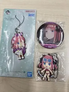 一番くじ　五等分の花嫁　二乃　ラバスト　缶バッジ