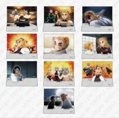 鬼滅の刃 上映開始四周年記念 ミニジオラマ アクスタ 煉獄杏寿郎 無限列車