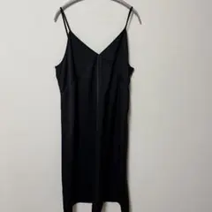 【美品】ユニクロ　キャミワンピース　ブラック　Ｌサイズ