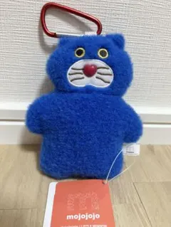 新品未使用☆mojojo カラビナ付きポーチ ネコ