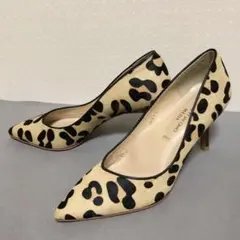 MODE ET JACOMO Meda　レオパード パンプス　22.0cm