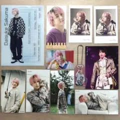 Snow Man　佐久間大介　チェキ風カード　お守りキーホルダー　切り抜き