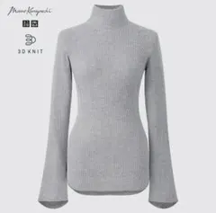 ユニクロ　マメクロゴウチ　3Dリブハイネックセーター