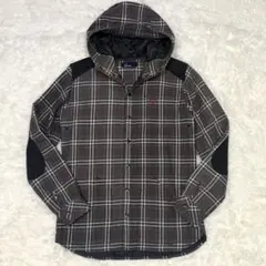 フレッドペリー　ブルゾン　裏地キルティング　チェック　グレー　Mサイズ　薄手　春