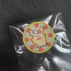 サンリオキャラクターズ刺繍缶バッジ　15.シークレット　ポムポムプリン