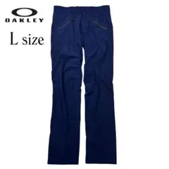美品　OAKLEY Lサイズ ネイビー パンツ　薄手　春夏　ゴルフ