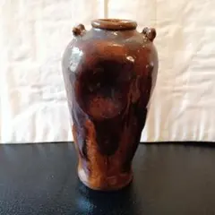 大樋焼 花瓶 共箱付 陶芸 茶道具