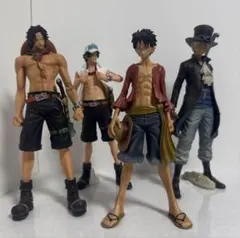 ONE PIECE フィギュア 4体セット ルフィ エース サボ