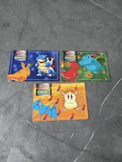 トップサン　ポケモンカード　３種類セットフシギソウ　ラッタ　カメックスのサムネイル