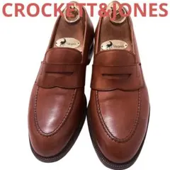 723.CROCKETT&JONES EATON ペニーローファー 6.5Eのサムネイル