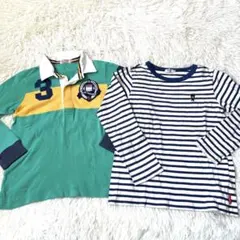 MIKI HOUSE ￼男の子ロングスリーブトップス2枚セット♡