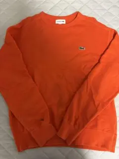 LACOSTE ラコステ クルーネック スウェット オレンジのサムネイル
