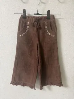 コーデュロイ パンツ ブラウン 80