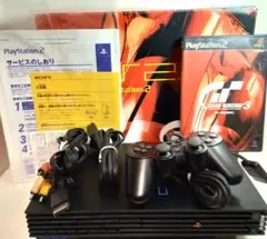 【極美品】PS2 SCPH-35000GT グランツーリスモ3 レーシングパック SONY PlayStation 2 PS2 SCPH-35000 GT3 Racing Pack Black console