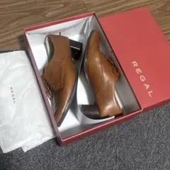 【お安く】リーガル✳︎本革レースアップシューズ✳︎キャメル✳︎23cm✳︎