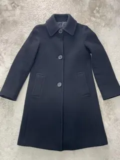 マーガレット・ハウエル　ウールカシミヤロングコート　ダークグレー マーガレット・ハウエル ウールカシミヤロングコート ダークグレー