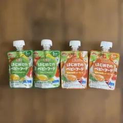 森永　はじめてのベビーフード　りんごとかぼちゃ　緑黄色野菜とさつまいも　4点のサムネイル