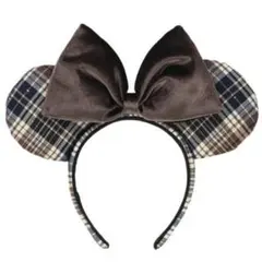 ディズニー カチューシャ ブラウンチェック