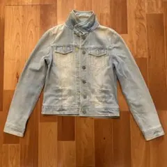 春向け　デニムジャケット　ショート丈のサムネイル