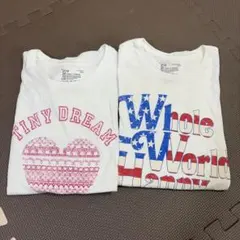 特価！レディース Hanes 半袖Tシャツ Mサイズ 2枚組 綿100%のサムネイル