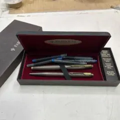 デ*ン様 Flam berg ペンシル、芯ケース、ツイン消しゴム セット 黒柿