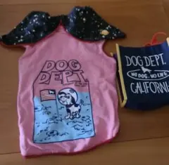 ☆Dog Dept(ドッグデプト)☆大型犬用ピンクのパーカーXXL(宇宙)