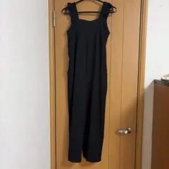 cocaブラック サロペット Mサイズ