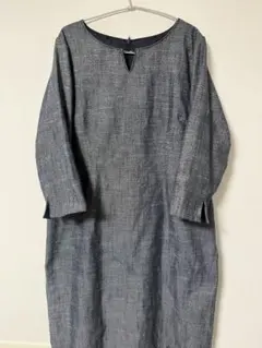 [大きめサイズ]フォーマル七分袖ワンピース