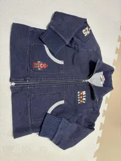 ミキハウス MIKI HOUSE デニムジャケット ロボット刺繍 100cm