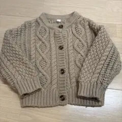après les cours ケーブルニットカーディガン 100 子供服