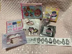 おぱんちゅうさぎ　アクスタ・キーホルダー・ラバーストラップ・スライドポーチセット