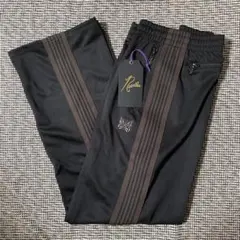［新品］Needles 21ssトラックパンツ ストレート Sサイズ タグ付き Needles - needles 21ss トラックパンツ ティールグリーン