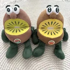 Zespri キウイブラザーズ ぬいぐるみ大 2体セットのサムネイル