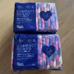 elis COMPACT GUARD 生理用ナプキン 15個入り×2パック
