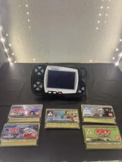 (ジャンク)ワンダースワンカラー/クリスタルブラック　カセットセット