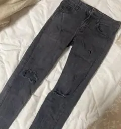 ぽ*こ様 【ベルシュカ】 S ダメージデニム スキニー EUR34