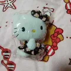 平成レトロ☆ハローキティ☆和柄☆チェーン付マスコット☆ぬいぐるみ